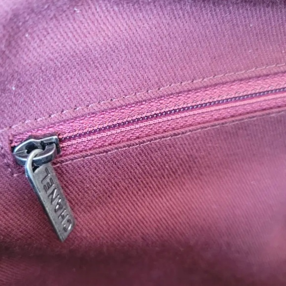 Auth CHANEL Trendy CC Bowler Lambskin Handbag Crossbody Large - Picture 10 of 15